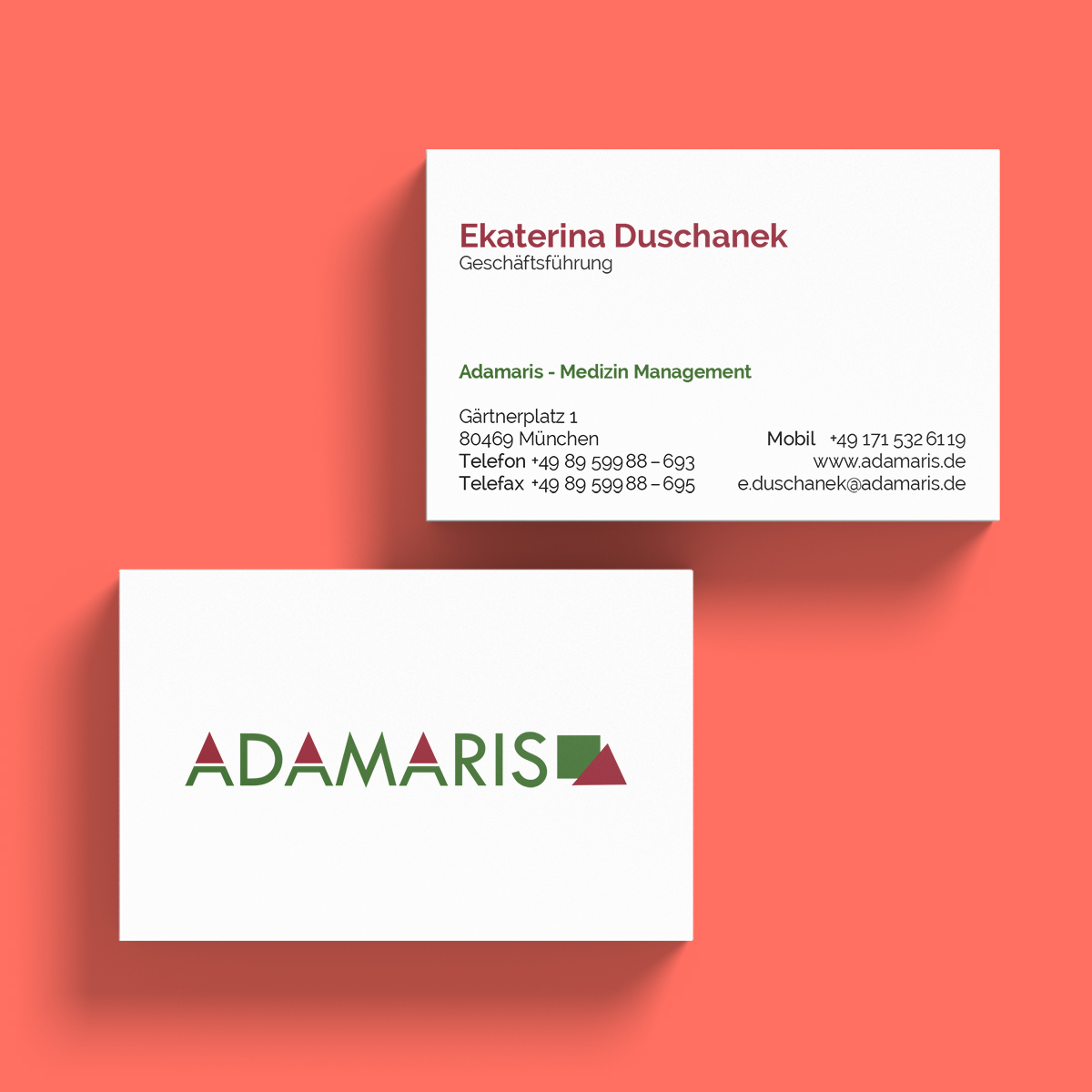 Bild von Visitenkarten ADAMARIS Bild von Visitenkarten ADAMARIS